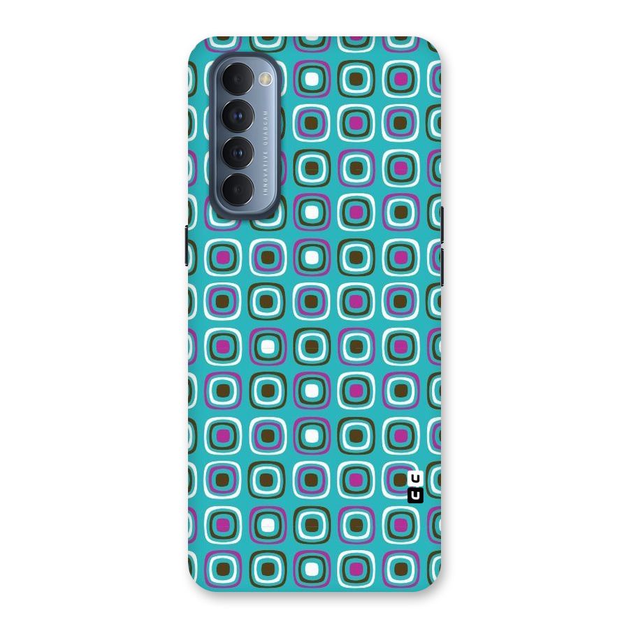 Boxes Tiny Pattern Back Case for Reno4 Pro