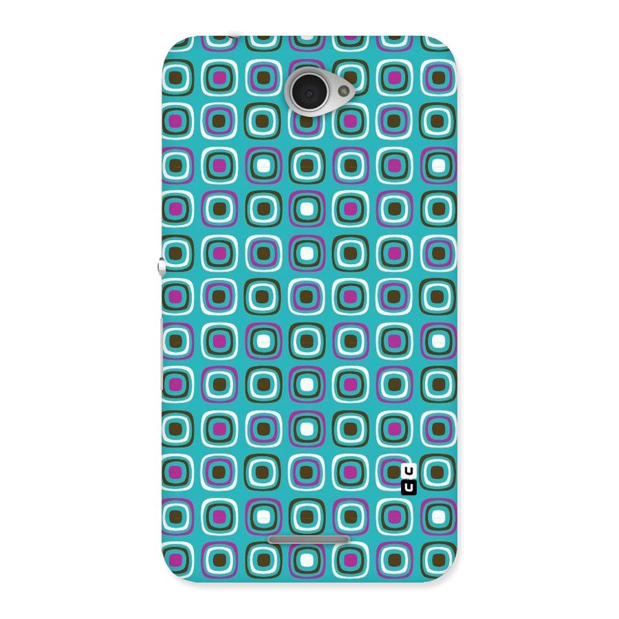 Boxes Tiny Pattern Back Case for Sony Xperia E4