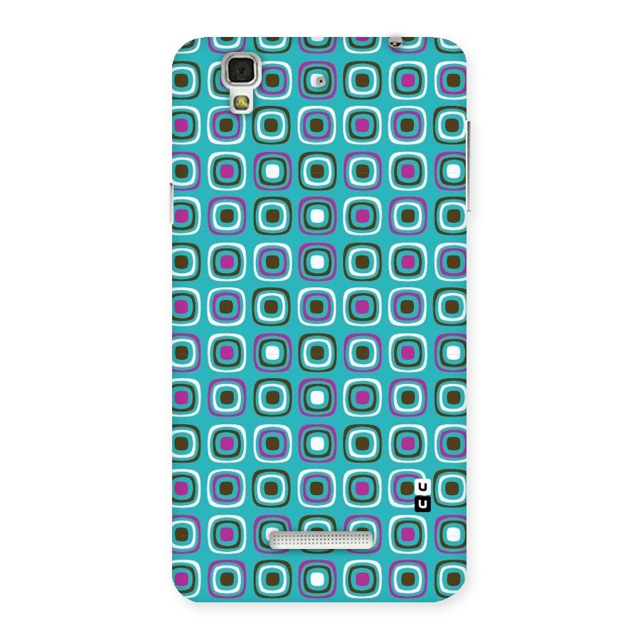 Boxes Tiny Pattern Back Case for Yu Yureka