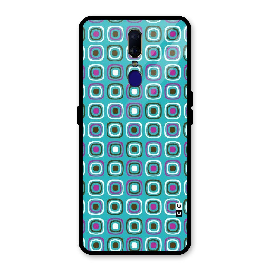 Boxes Tiny Pattern Glass Back Case for Oppo F11