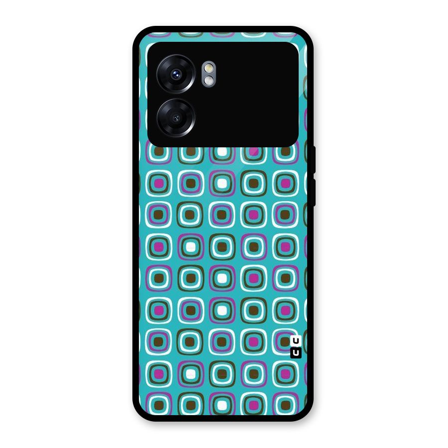 Boxes Tiny Pattern Glass Back Case for Oppo K10 5G