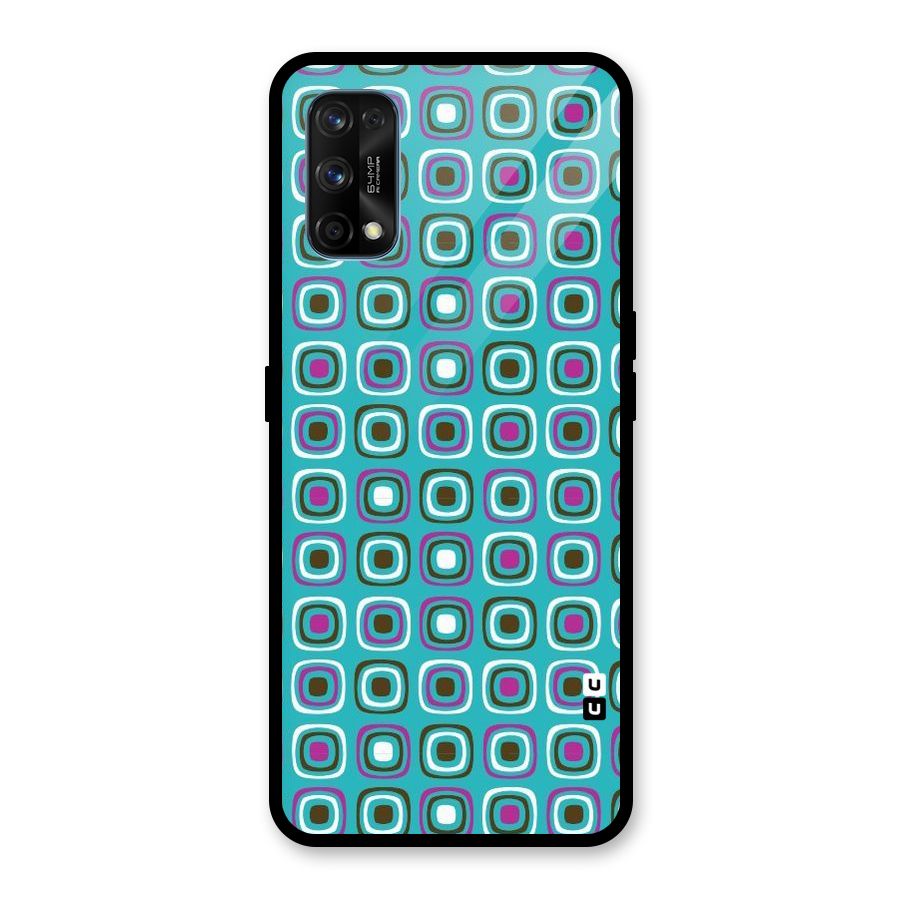 Boxes Tiny Pattern Glass Back Case for Realme 7 Pro