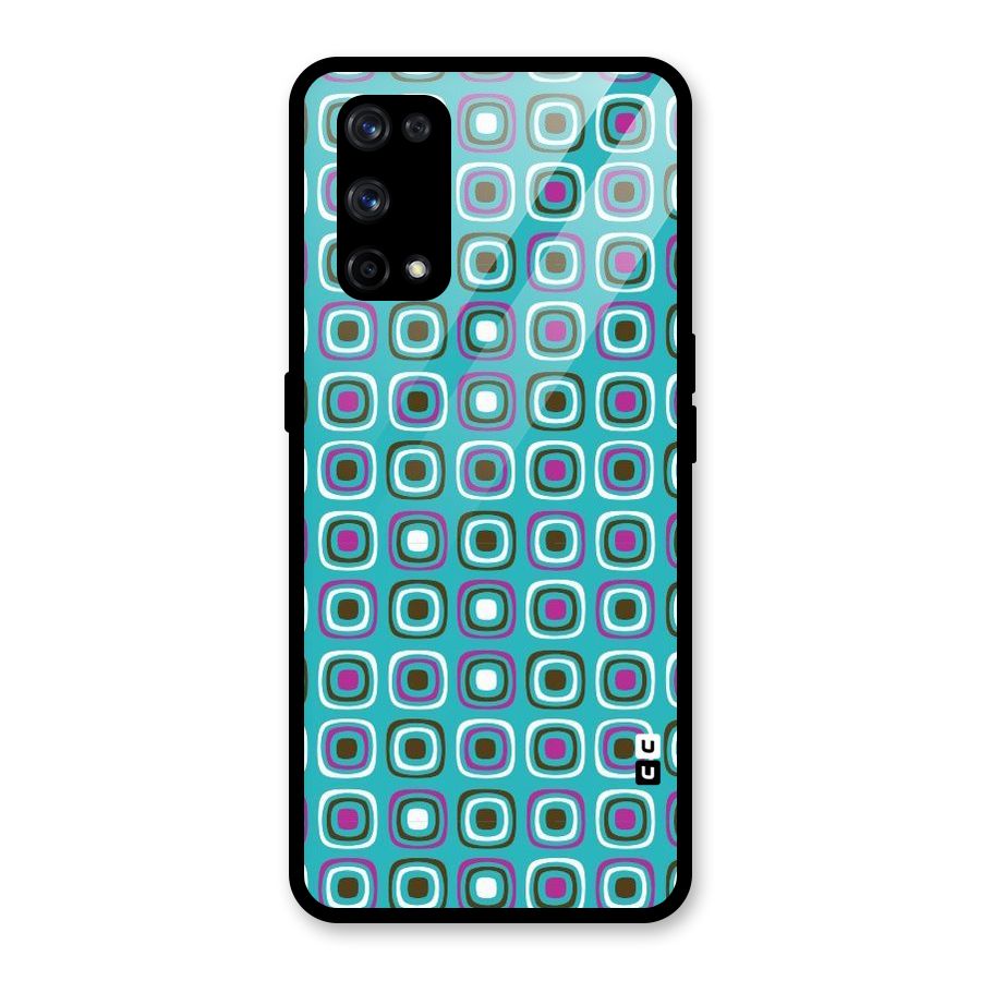 Boxes Tiny Pattern Glass Back Case for Realme X7 Pro