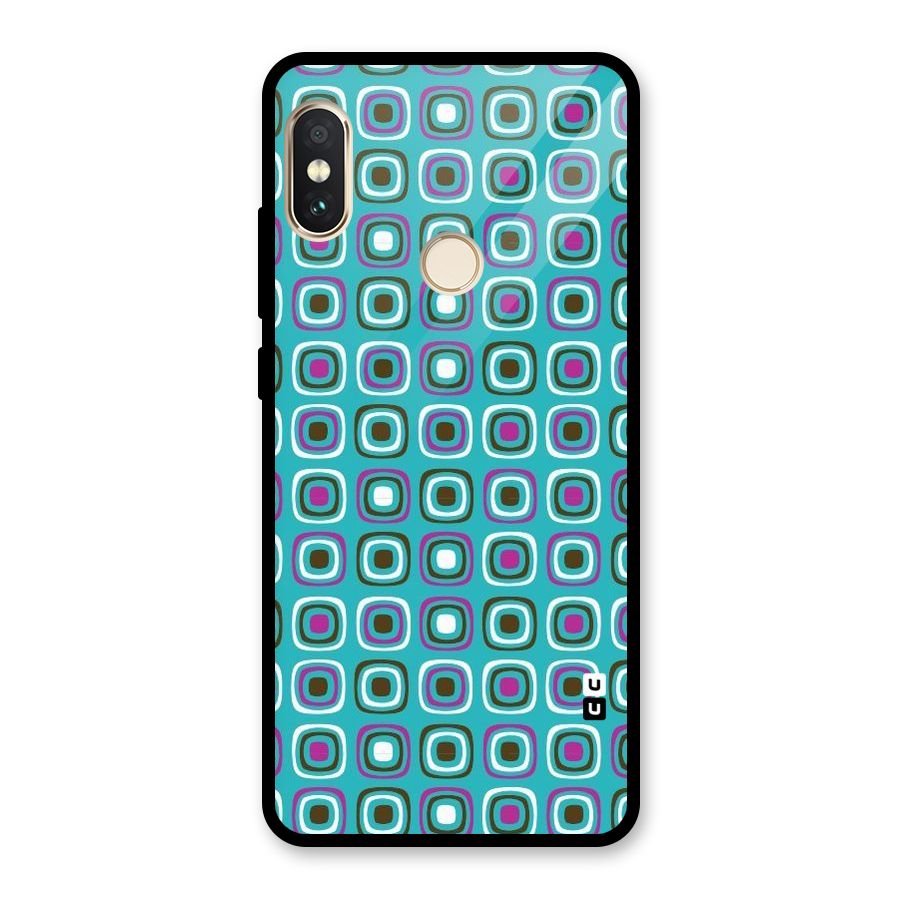 Boxes Tiny Pattern Glass Back Case for Redmi Note 5 Pro