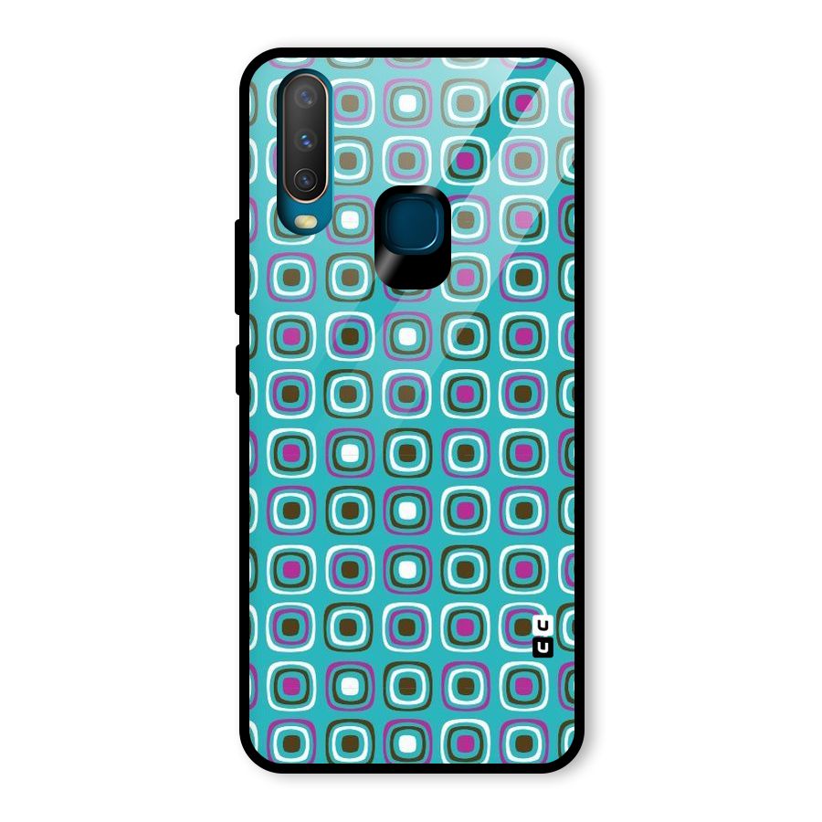Boxes Tiny Pattern Glass Back Case for Vivo U10