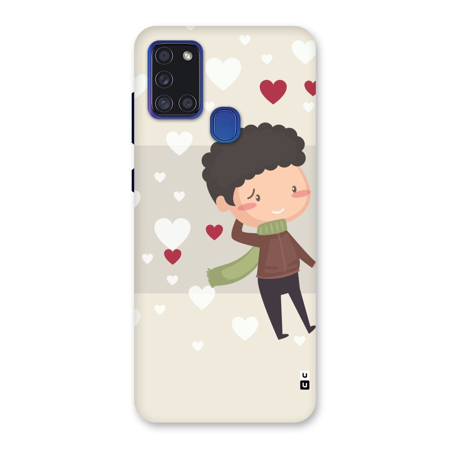Boy in love Back Case for Galaxy A21s