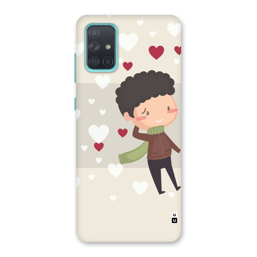 Boy in love Back Case for Galaxy A71