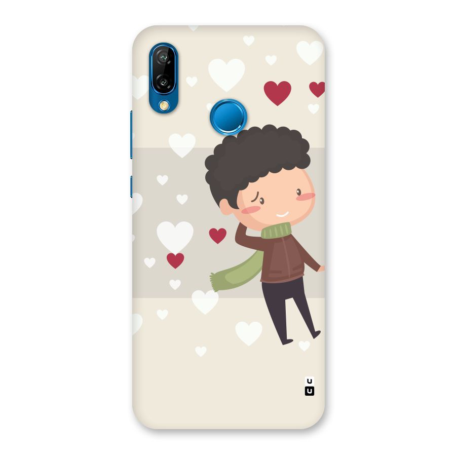 Boy in love Back Case for Huawei P20 Lite