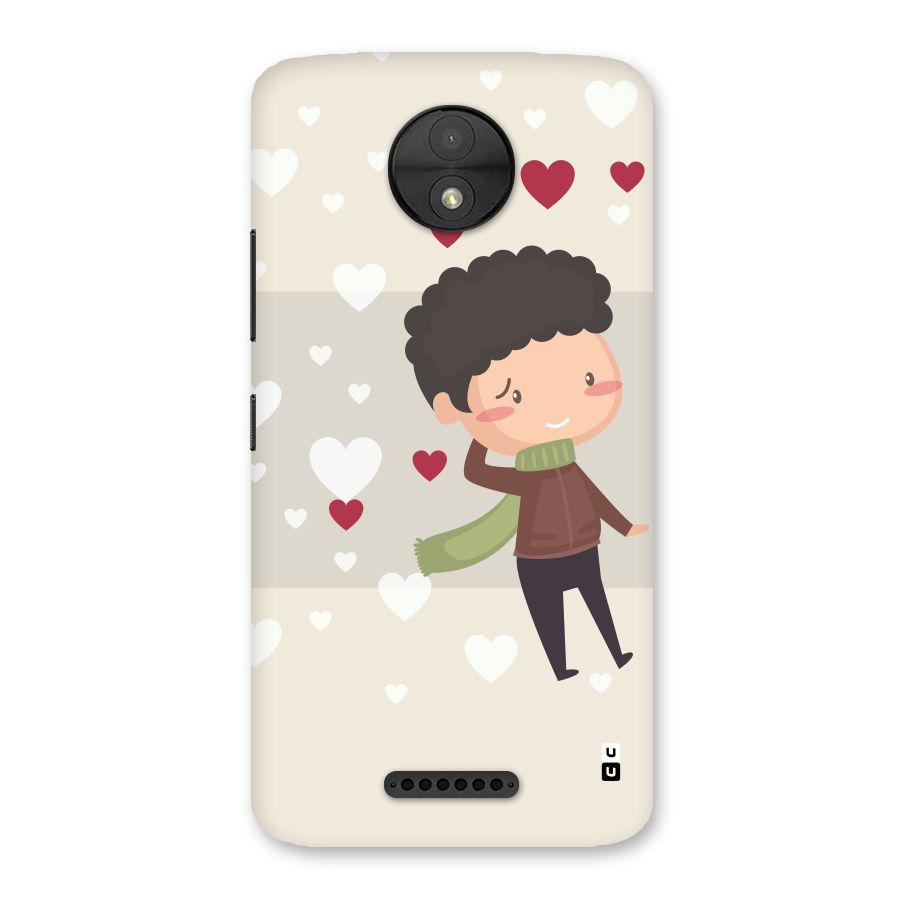 Boy in love Back Case for Moto C