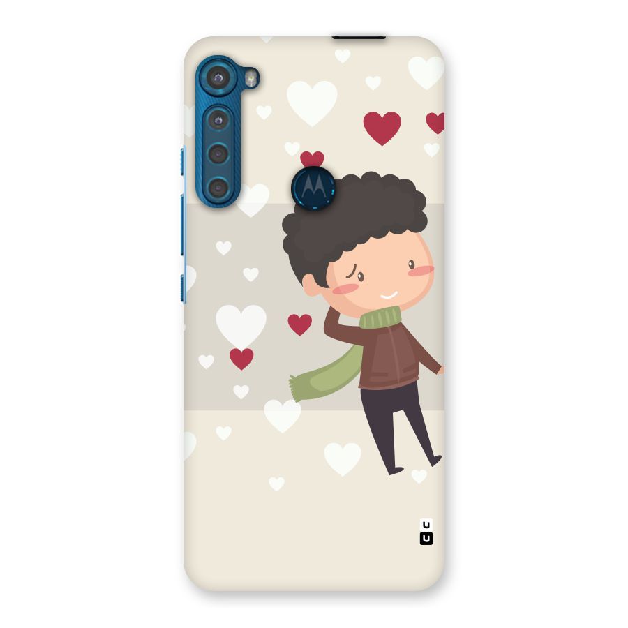 Boy in love Back Case for Motorola One Fusion Plus