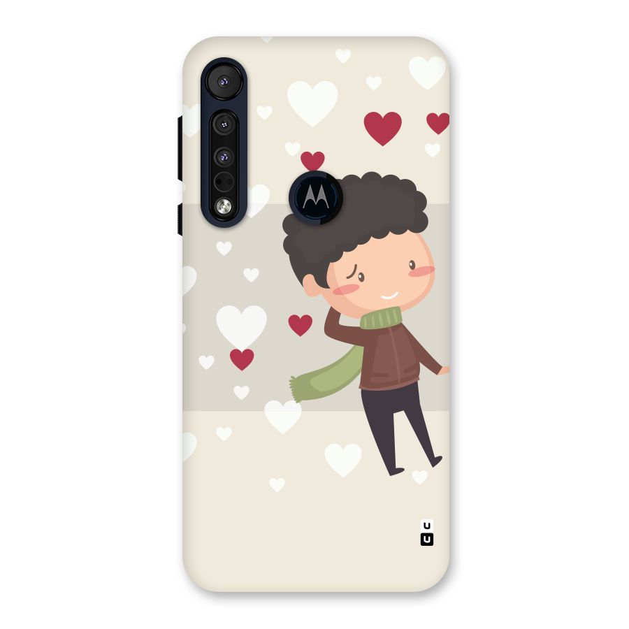 Boy in love Back Case for Motorola One Macro