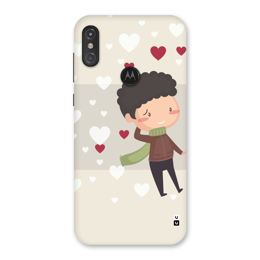 Boy in love Back Case for Motorola One Power