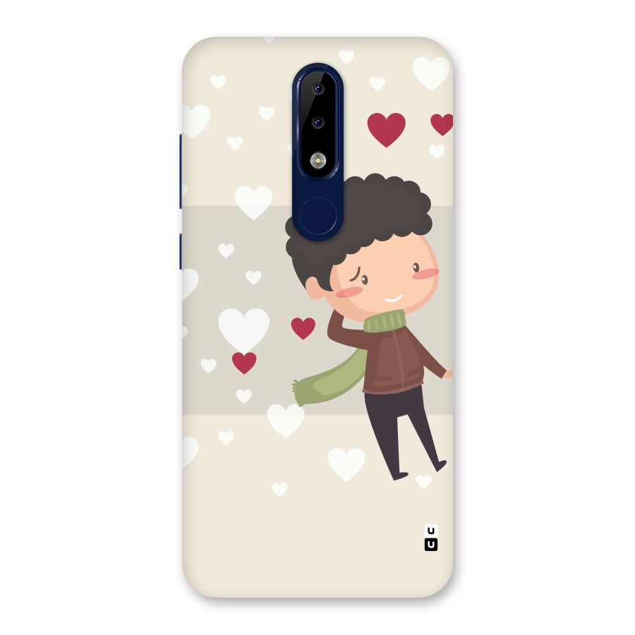 Boy in love Back Case for Nokia 5.1 Plus