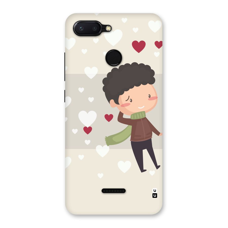 Boy in love Back Case for Redmi 6