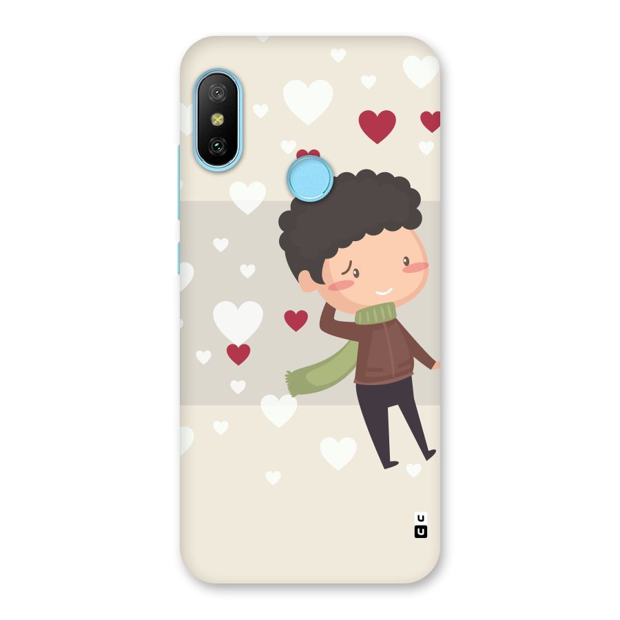 Boy in love Back Case for Redmi 6 Pro