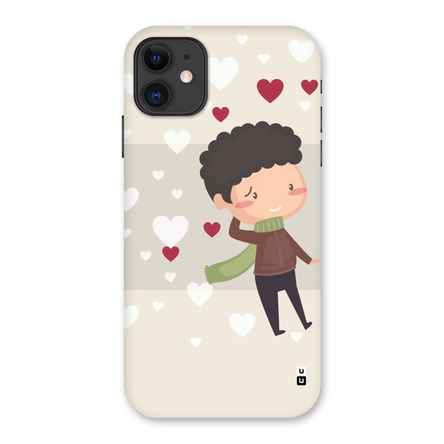 Boy in love Back Case for iPhone 11