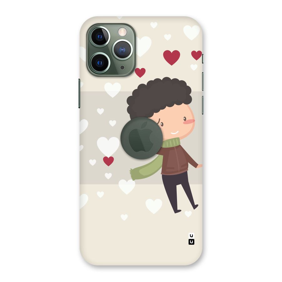 Boy in love Back Case for iPhone 11 Pro Logo  Cut