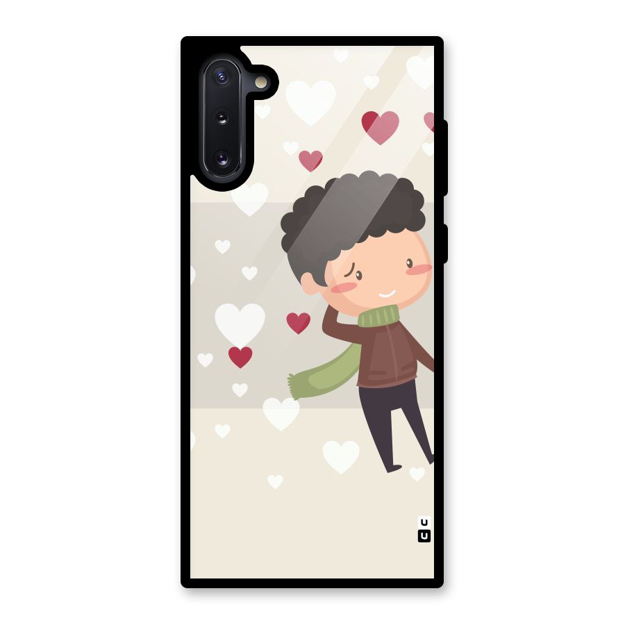 Boy in love Glass Back Case for Galaxy Note 10