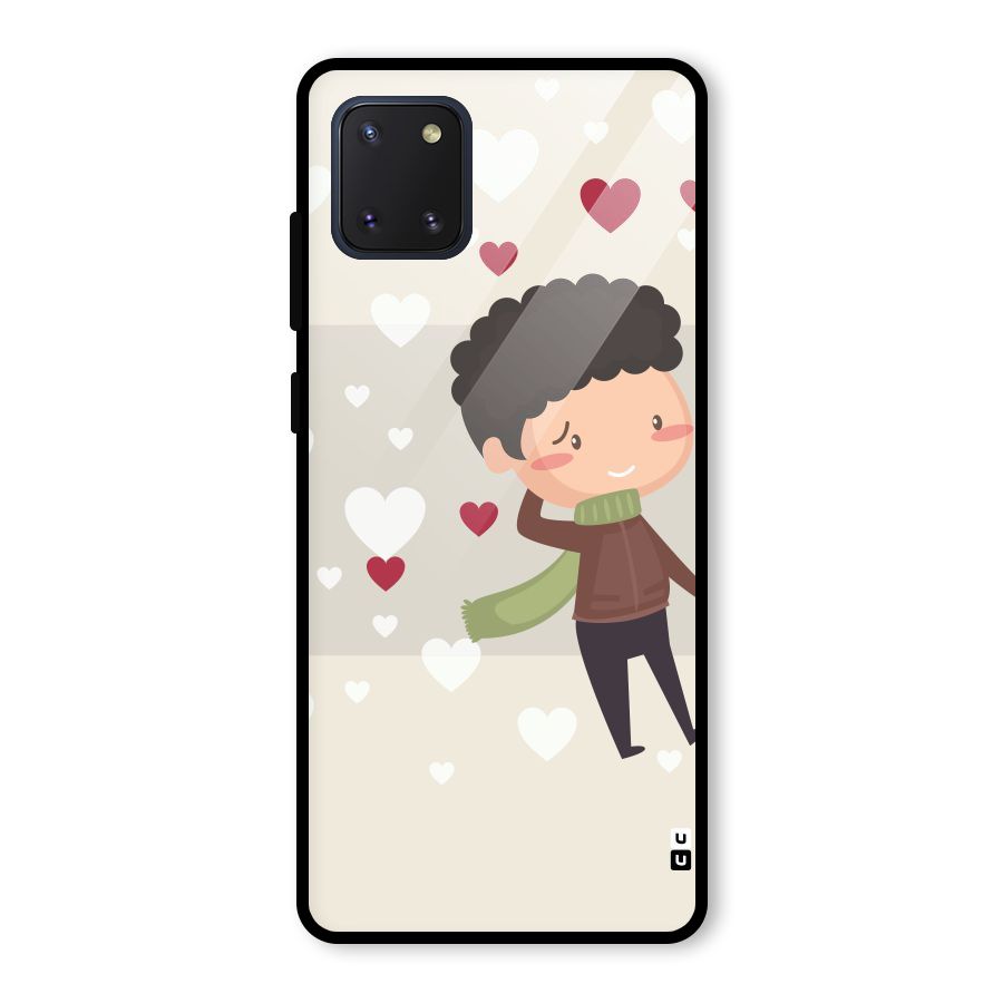 Boy in love Glass Back Case for Galaxy Note 10 Lite