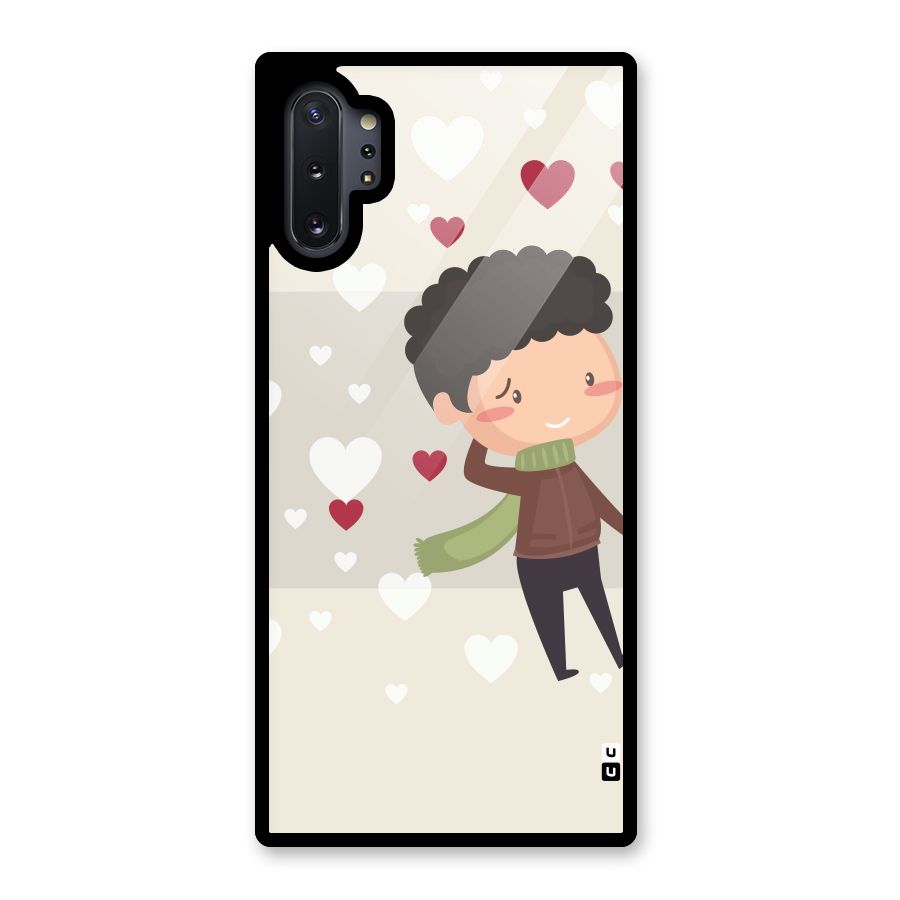 Boy in love Glass Back Case for Galaxy Note 10 Plus
