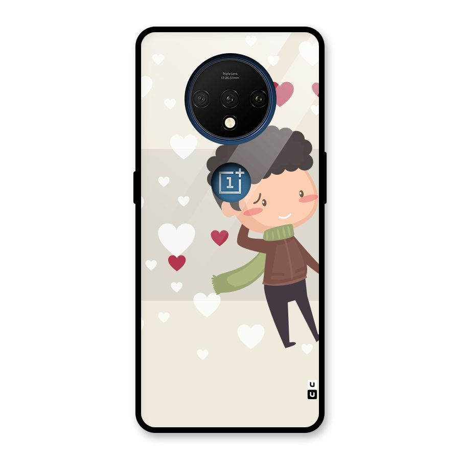Boy in love Glass Back Case for OnePlus 7T