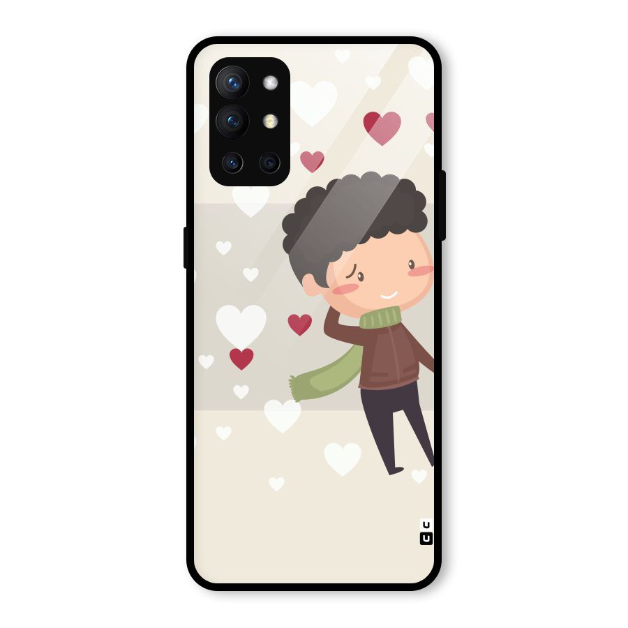 Boy in love Glass Back Case for OnePlus 9R