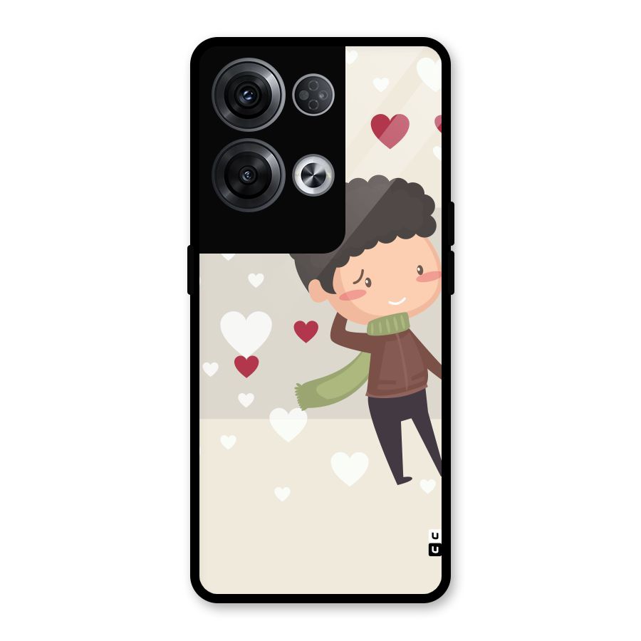 Boy in love Glass Back Case for Oppo Reno8 Pro 5G