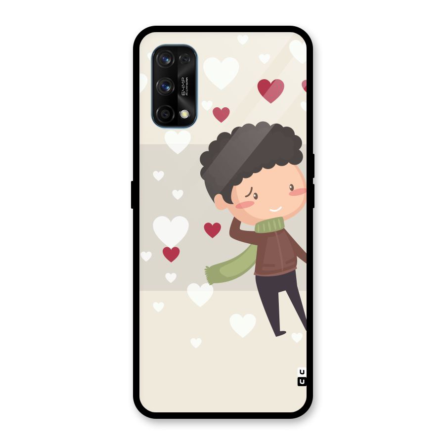 Boy in love Glass Back Case for Realme 7 Pro