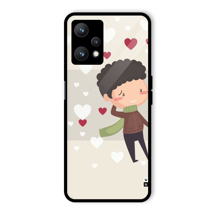 Boy in love Glass Back Case for Realme 9 Pro 5G
