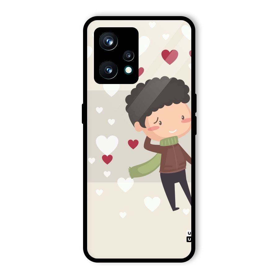 Boy in love Glass Back Case for Realme 9 Pro Plus 5G