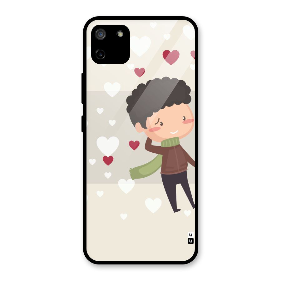 Boy in love Glass Back Case for Realme C11