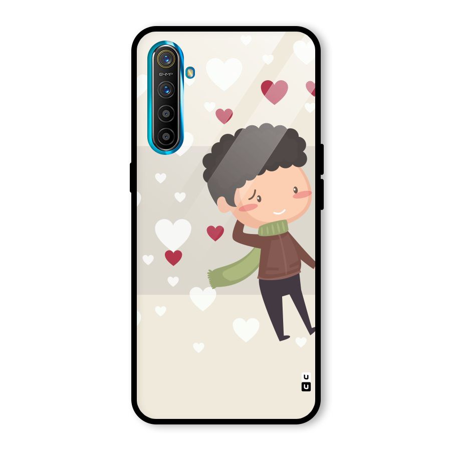 Boy in love Glass Back Case for Realme X2