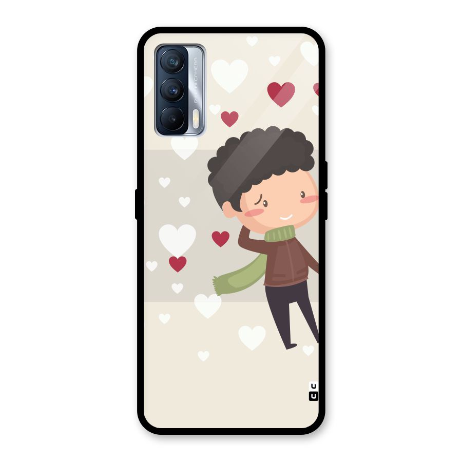 Boy in love Glass Back Case for Realme X7