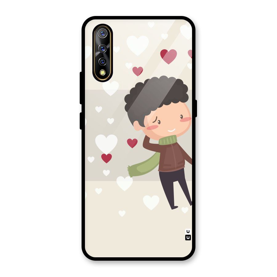 Boy in love Glass Back Case for Vivo S1