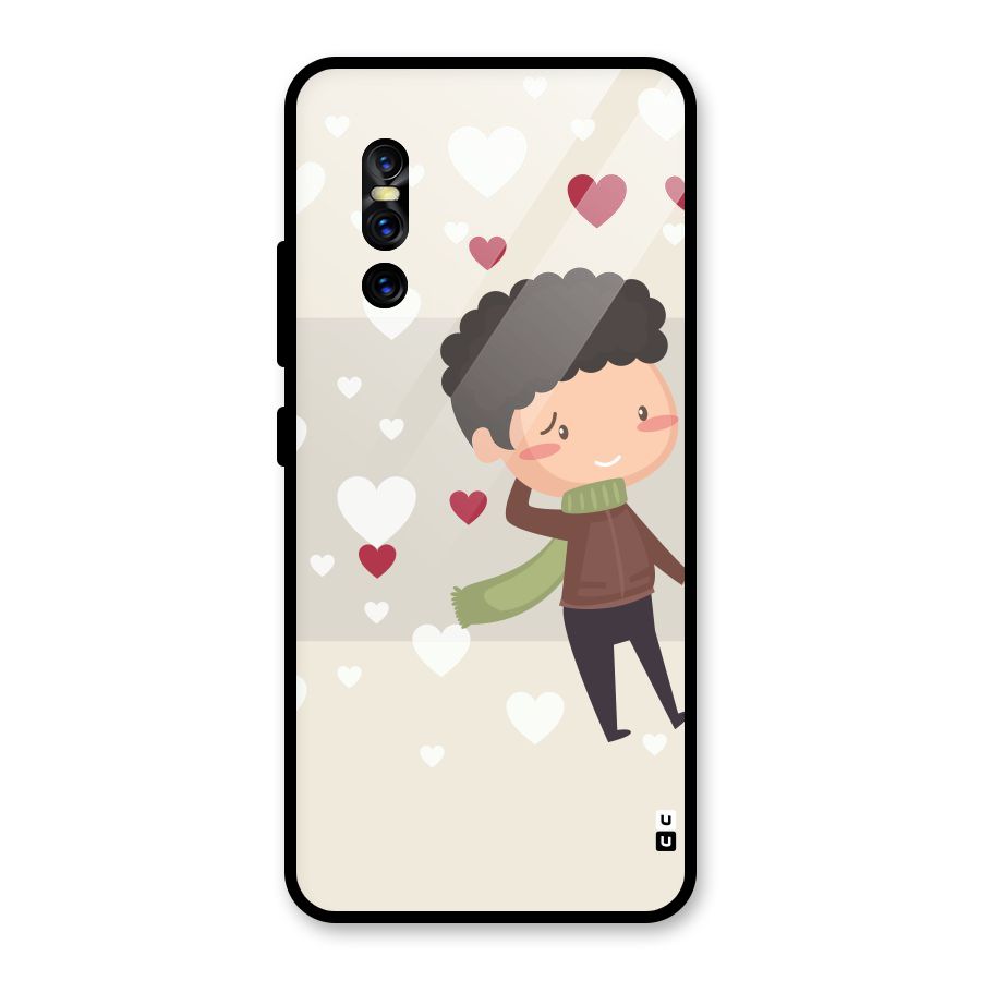 Boy in love Glass Back Case for Vivo V15 Pro