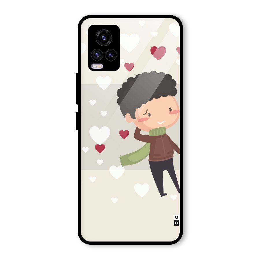 Boy in love Glass Back Case for Vivo V20