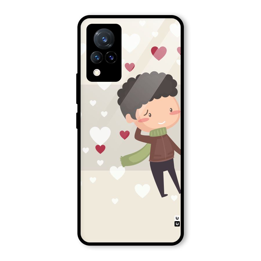 Boy in love Glass Back Case for Vivo V21 5G