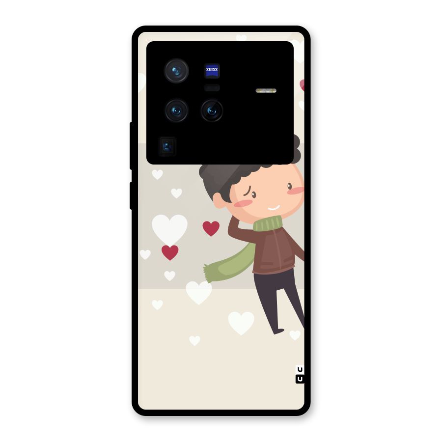 Boy in love Glass Back Case for Vivo X80 Pro