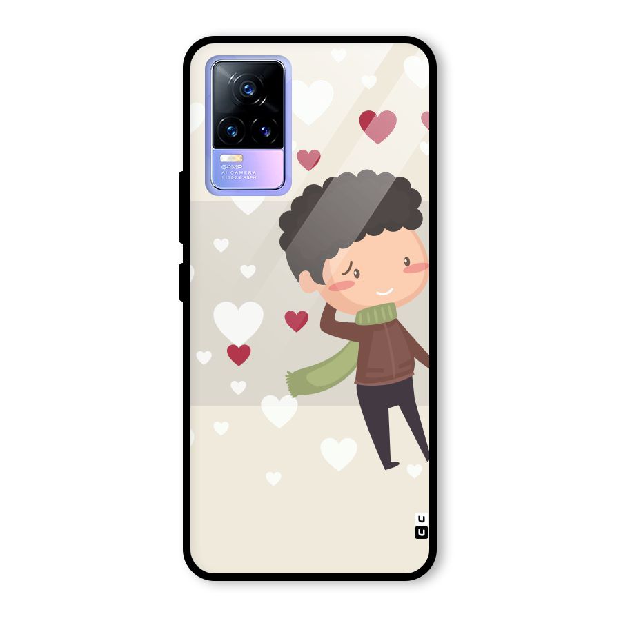 Boy in love Glass Back Case for Vivo Y73