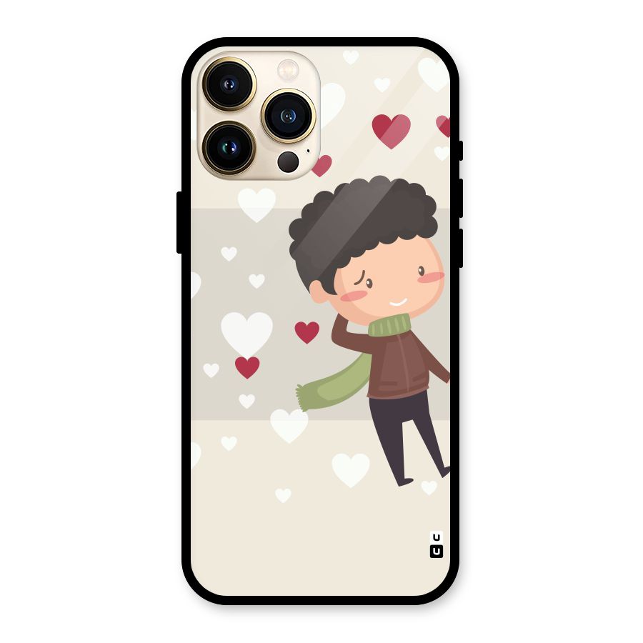 Boy in love Glass Back Case for iPhone 13 Pro Max