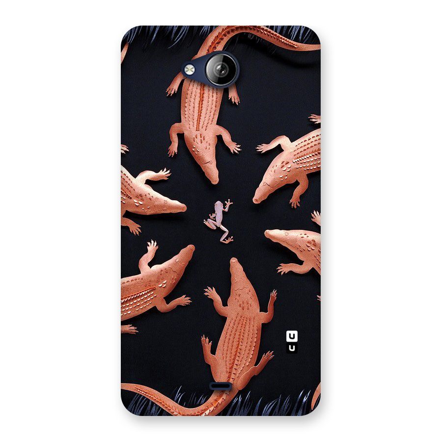 Brave Frog Back Case for Canvas Play Q355