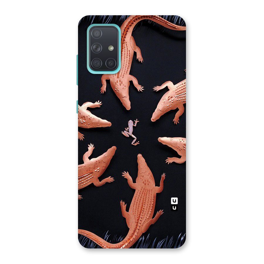Brave Frog Back Case for Galaxy A71