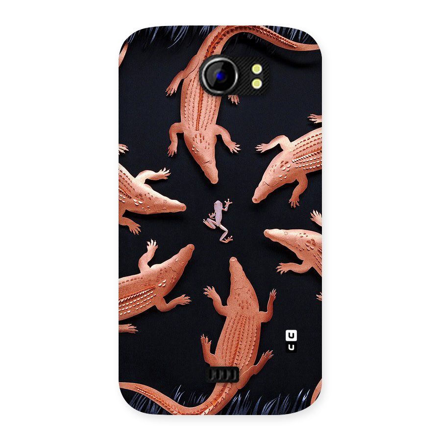 Brave Frog Back Case for Micromax Canvas 2 A110