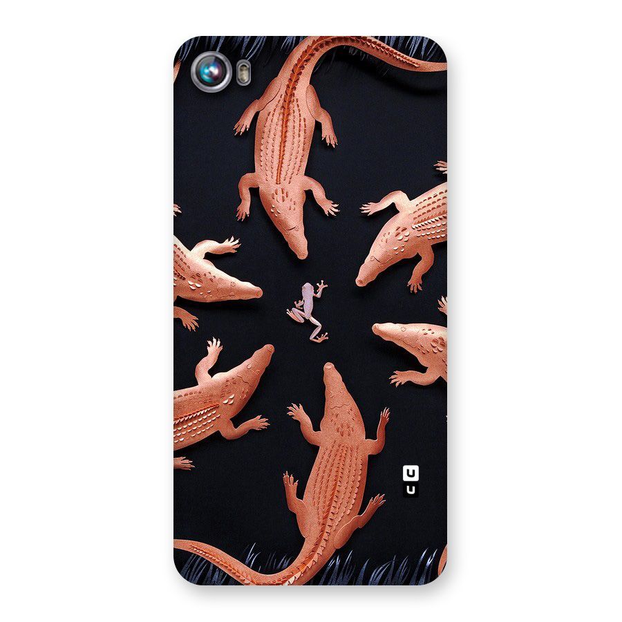 Brave Frog Back Case for Micromax Canvas Fire 4 A107