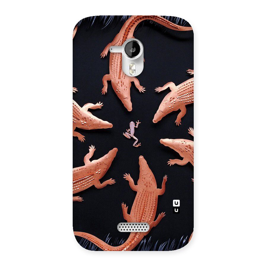 Brave Frog Back Case for Micromax Canvas HD A116