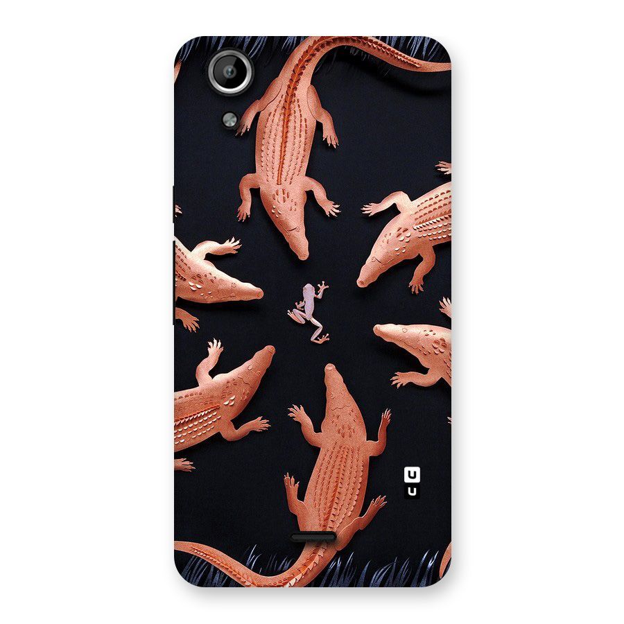 Brave Frog Back Case for Micromax Canvas Selfie Lens Q345