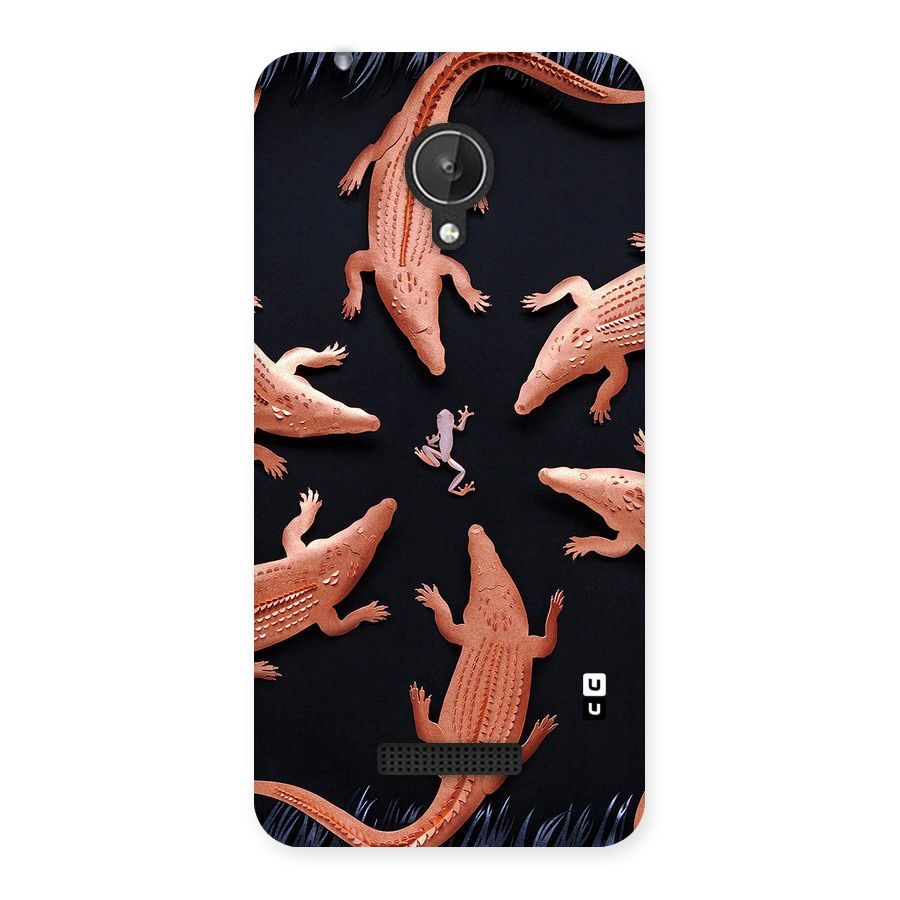 Brave Frog Back Case for Micromax Canvas Spark Q380
