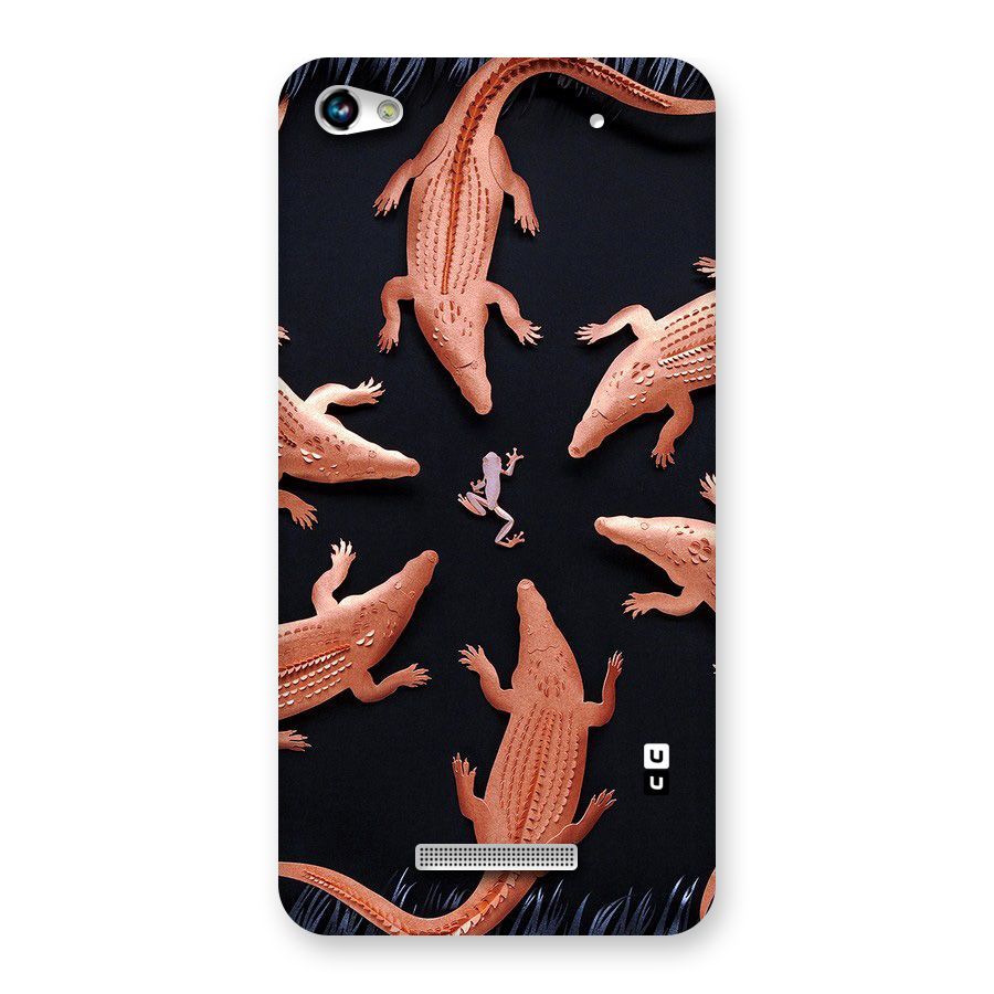 Brave Frog Back Case for Micromax Hue 2