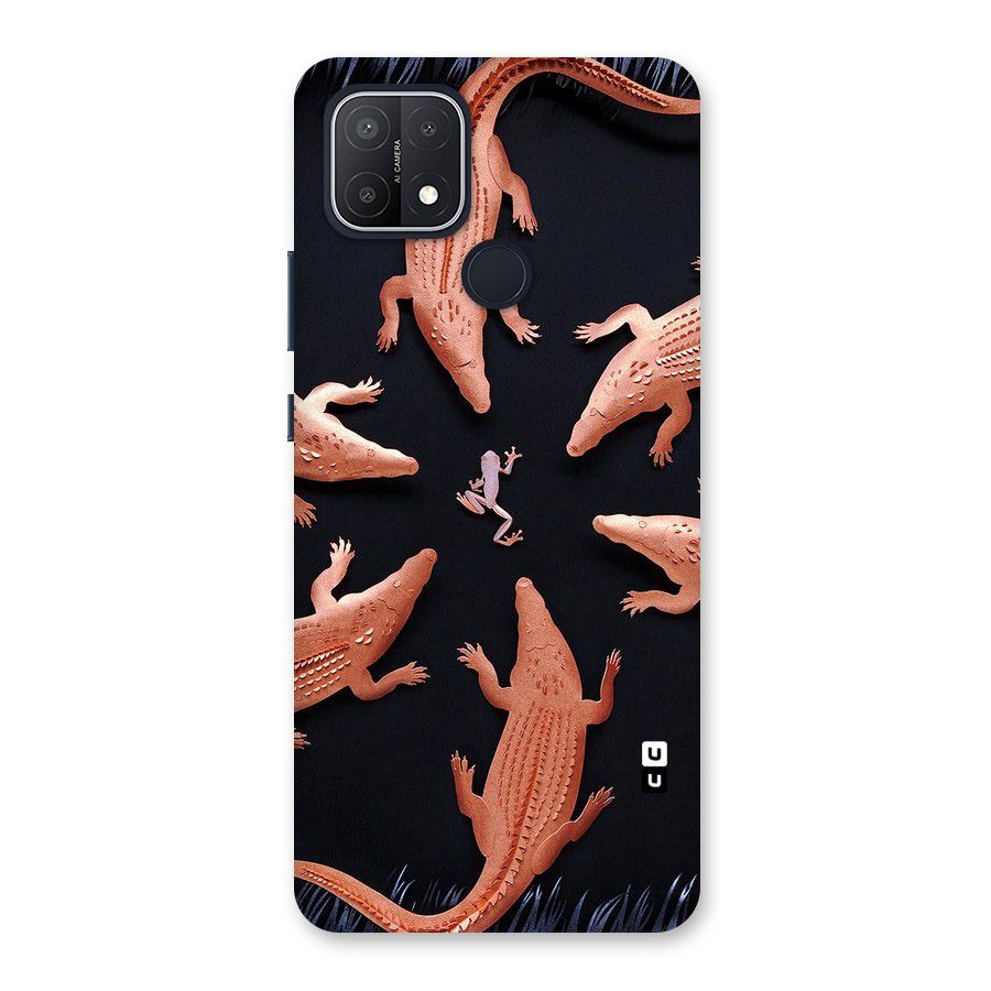 Brave Frog Back Case for Oppo A15