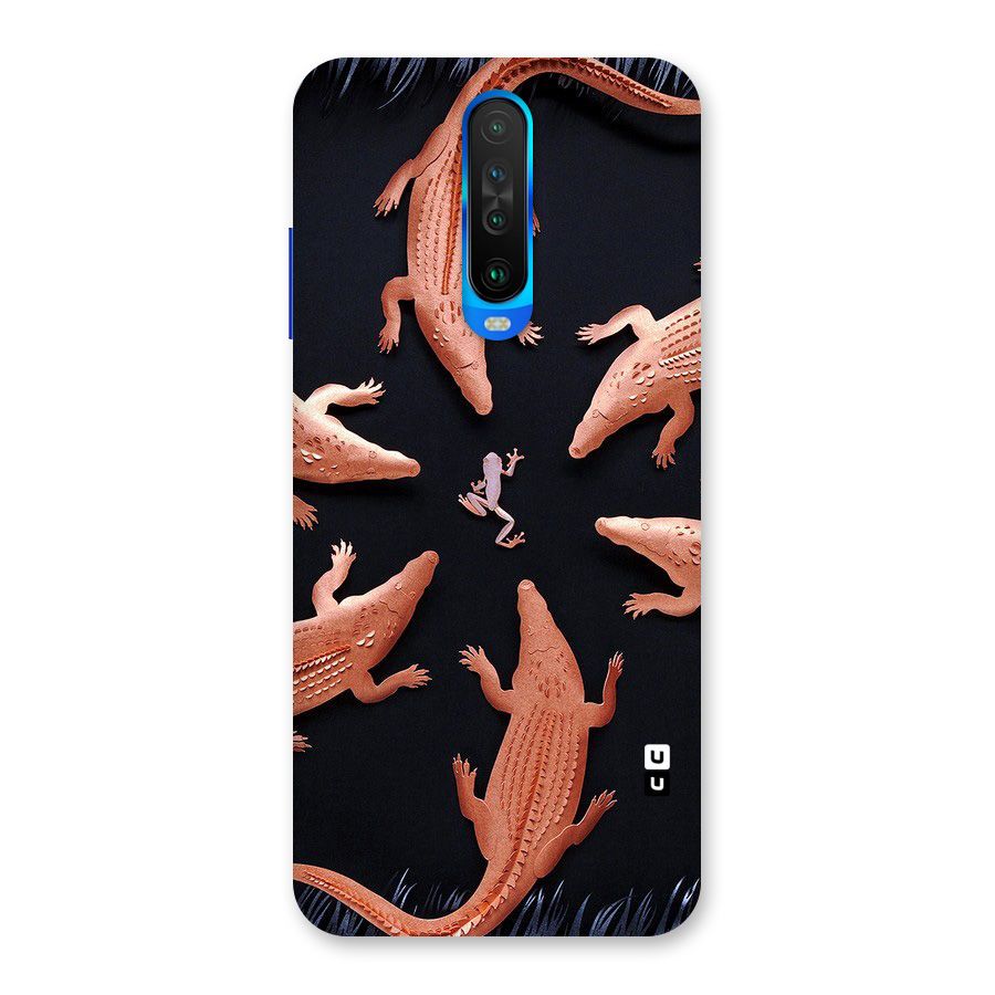 Brave Frog Back Case for Poco X2